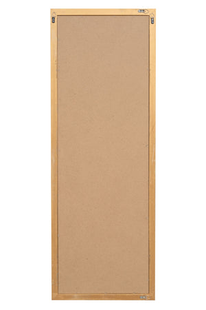 Biscottini Specchio Specchiera da parete e appendere verticale/orizzontale L50xPR4xH140 cm finitura foglia oro anticato
