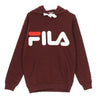 FILA Felpa Cappuccio Uomo Classic Logo Hoody Tawny Port da uomo