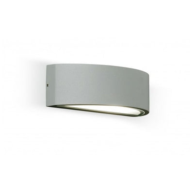 Applique moderno Promoingross LENTE 5581 E27 LED alluminio lampada parete biemissione monoemissione