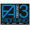 Album 3 Nero (24X33Cm Fg 10 125Gr Fabriano