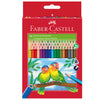 Astuccio 36 Pastelli Colorati Triangolari Eco Faber Castell