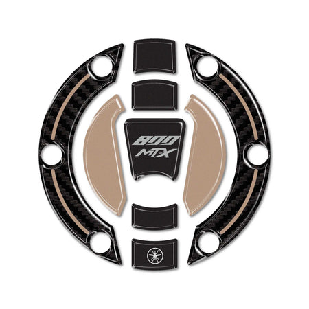 Adesivo Gel 3D Protezione Tappo Serbatoio moto compatibile con CF Moto 800MT-X
