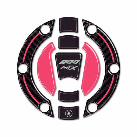 Adesivo Gel 3D Protezione Tappo Serbatoio moto compatibile con CF Moto 800MT-X