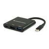 Docking Station Conceptronic DONN01B - replicatore di porte per laptop - Cablato USB 3.2 Gen 1 (3.1 Gen 1) Type-C - Nero