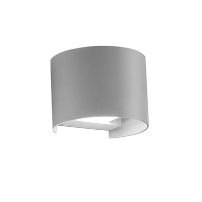 Applique moderno Gea Led HENK R GES872N LED alluminio lampada parete biemissione