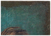 Biscottini Biscottini Stampa 'GALLO' Tela Juta Grezza Anticata Quadro Design Casa 40x1.9x40