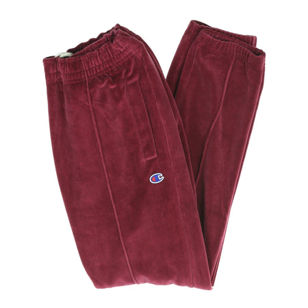 CHAMPION Pantalone Tuta Uomo Straight Hem Pants Burgundy da uomo