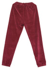 CHAMPION Pantalone Tuta Uomo Straight Hem Pants Burgundy da uomo