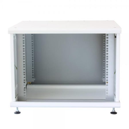 Armadio Rack 19'' ideale per Accumulatori Fotovoltaico 8U P600mm Bianco