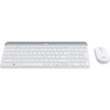 LOGITECH - Set tastiera + mouse wireless MK470 - AZERTY - bianco