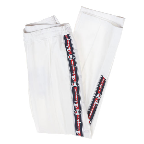 CHAMPION Pantalone Tuta Uomo Long Pants Break Away White da uomo