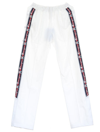 CHAMPION Pantalone Tuta Uomo Long Pants Break Away White da uomo