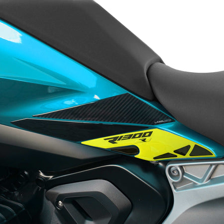 Adesivi 3D Protezioni Laterali Serbatoio moto compatibili con BMW R1300R
