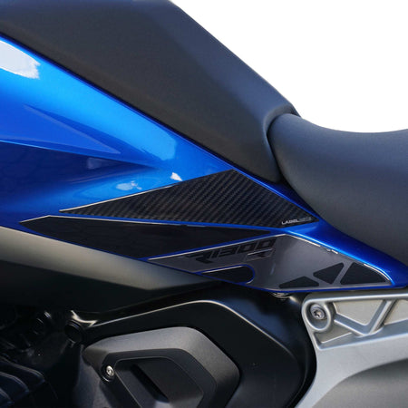 Adesivi 3D Protezioni Laterali Serbatoio moto compatibili con BMW R1300R