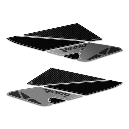 Adesivi 3D Protezioni Laterali Serbatoio moto compatibili con BMW R1300R