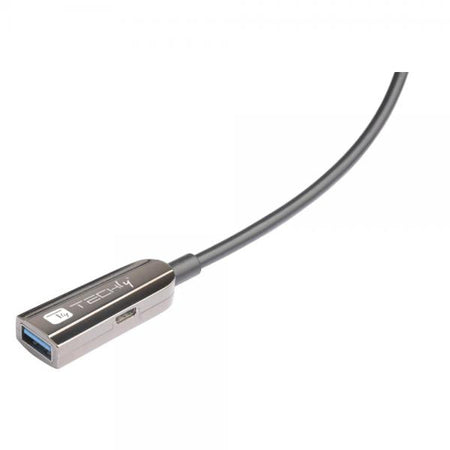 Cavo Ottico Attivo USB 3.2 SuperSpeed Active Optical Cable USB A M/F 10m Nero