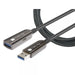 Cavo Ottico Attivo USB 3.2 SuperSpeed Active Optical Cable USB A M/F 20m Nero