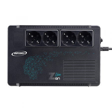 Gruppo di continuità UPS 650VA con 4 prese Line Interactive