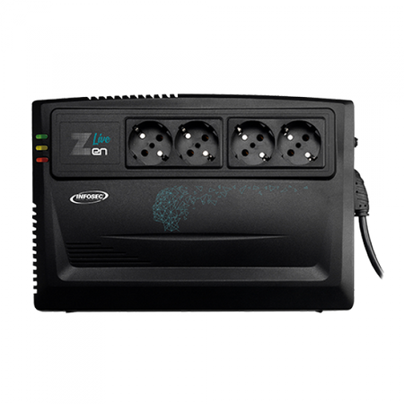Gruppo di continuità UPS 800VA con 4 prese Line Interactive