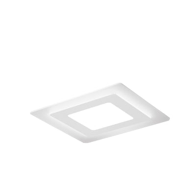 Plafoniera moderna Promoingross OBLIO Q50 WH LED metallo metacrilato lampada soffitto
