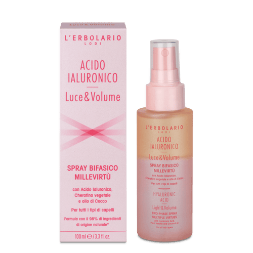 Spray Bifasico MilleVirtù Acido Ialuronico Luce&Volume 100ml