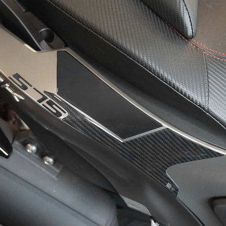 Adesivi Protezioni laterali coda sottosella compatibili con Kymco Ak575 Premium