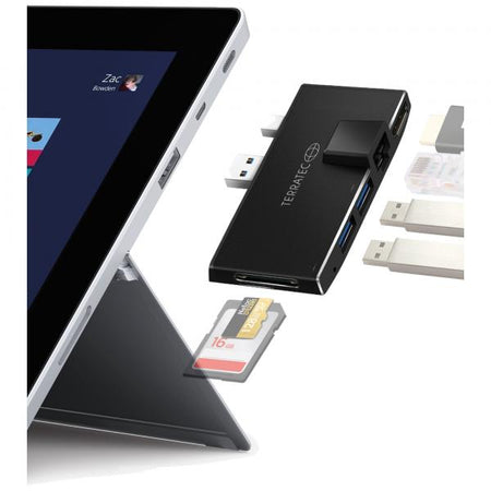 Terratec CONNECT Pro2 Cablato USB 3.2 Gen 1 [3.1 Gen 1] Type-A Nero (TERRATEC Connect Pro2)