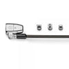 Lucchetto per Laptop K68102EU con Lunghezza 1.8 Metri Chiave 3 in 1 ClickSafe 2.0 Colore Nero