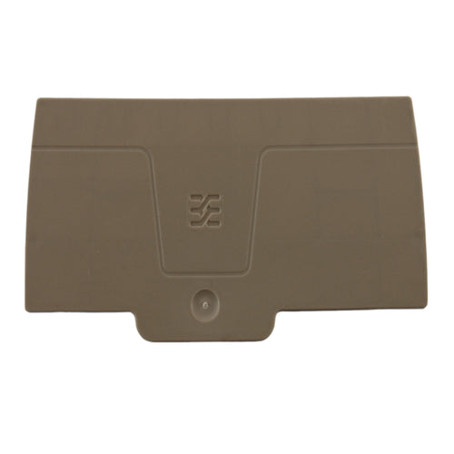 Piastra terminale beige 2,5mmq 1 piano 5 conduttori Weidmller