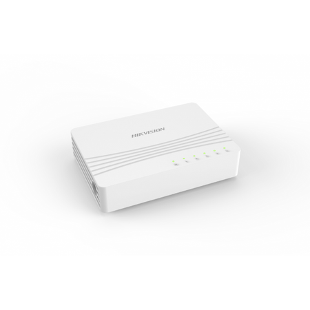 SWITCH HIKVISION DS-3E0508D-E 8PT LAN DESKTOP 10/100/1000M RJ45 CASE PLASTICA