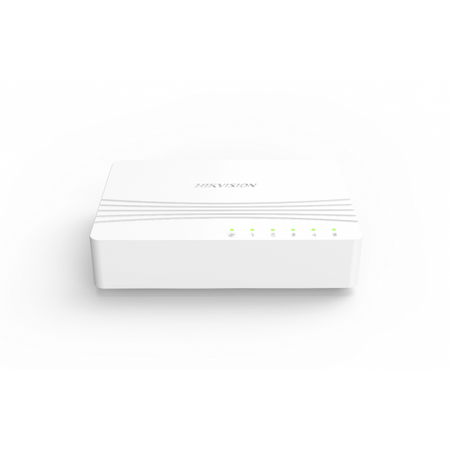 SWITCH HIKVISION DS-3E0508D-E 8PT LAN DESKTOP 10/100/1000M RJ45 CASE PLASTICA