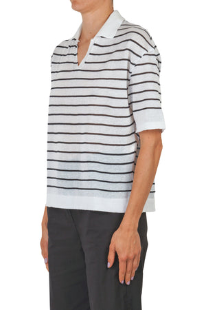 LA FEMME BLANCHE La Femme Blanche - T-shirt - 451612 - Bianco da donna