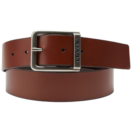 Levi's cintura in pelle marrone cuoio 38019-0268