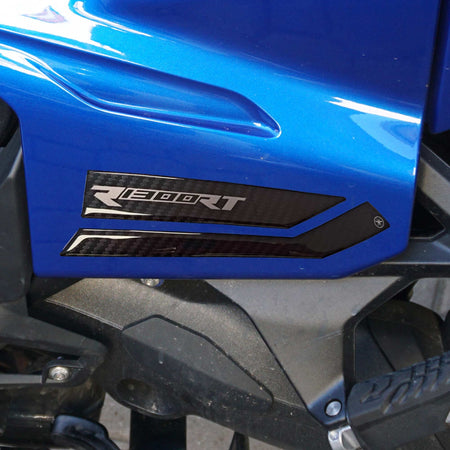 Adesivi 3D Pedane poggiapiedi passeggero moto compatibili con BMW R1300RT