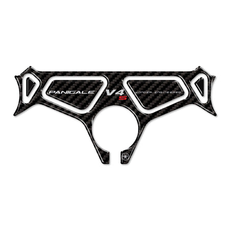 Piastra Forcella Sterzo Adesivo 3D compatibile con Ducati Panigale V4 V4S 2025
