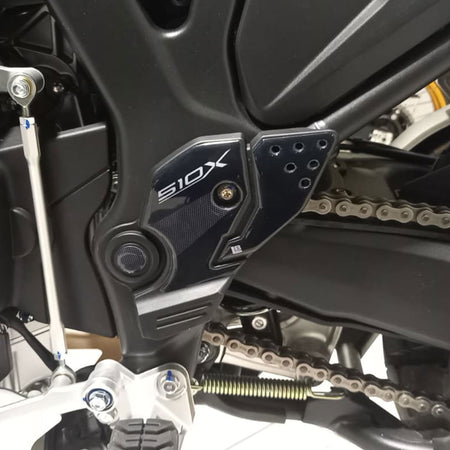 Adesivi 3D compatibili con Kove 510X Protezioni resinate per Battitacco moto