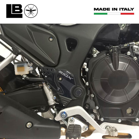 Adesivi 3D compatibili con Kove 510X Protezioni resinate per Battitacco moto