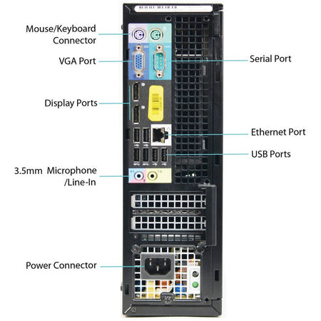 PC Ricondizionato Dell Optiplex 7010 SFF Intel Core i5-3470 Ram 8GB SSD 240GB DVD-ROM USB 3.0 Windows 11 Pro + Office 2021