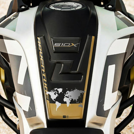 Paraserbatoio Adesivo 3D compatibile con Kove 510X Protezione resinata moto