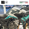 Adesivi resinati 3D compatibili con Kove 510X Protezioni laterali serbatoio moto