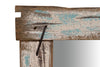 Biscottini Specchio da parete in legno massello L48xPR3xH59 cm effetto antico dipinto