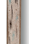 Biscottini Specchio da parete in legno massello L48xPR3xH59 cm effetto antico dipinto