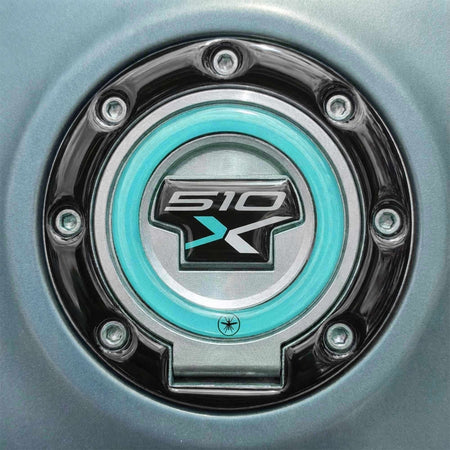 Adesivo resinato 3D compatibile con Kove 510X Protezione tappo serbatoio moto
