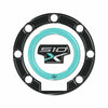 Adesivo resinato 3D compatibile con Kove 510X Protezione tappo serbatoio moto