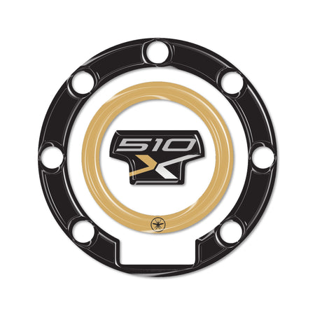 Adesivo resinato 3D compatibile con Kove 510X Protezione tappo serbatoio moto