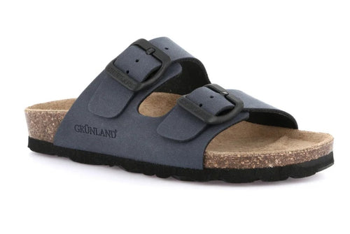 Ciabatte grunland dal 35 al 40 doppia fibbia BLU Grunland