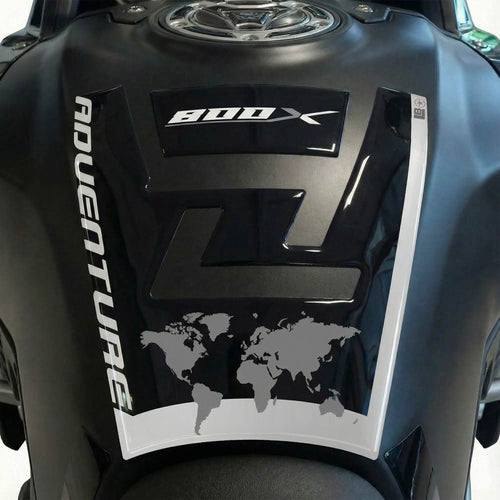 Paraserbatoio Adesivo 3D compatibile con Kove 800X Protezione resinata moto