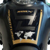 Paraserbatoio Adesivo 3D compatibile con Kove 800X Protezione resinata moto