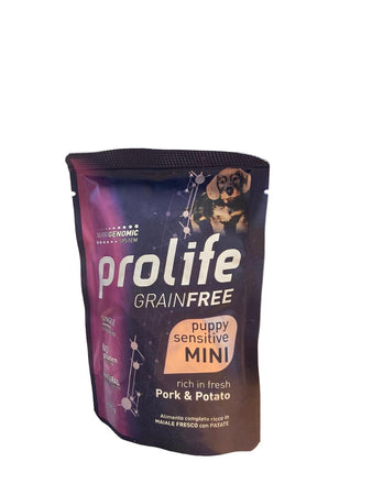 Prolife Grain Free Puppy Sensitive Mini Maiale e Patate mangime umido Cani 100gr