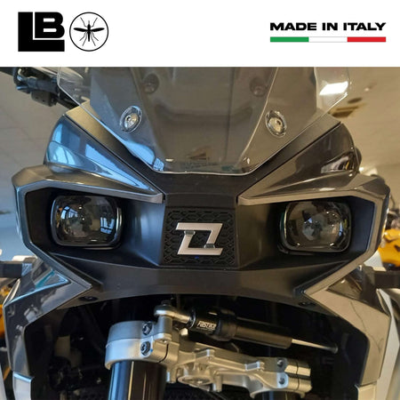Adesivi resinati 3D compatibili con Kove 800X Protezioni Cornice Faro moto